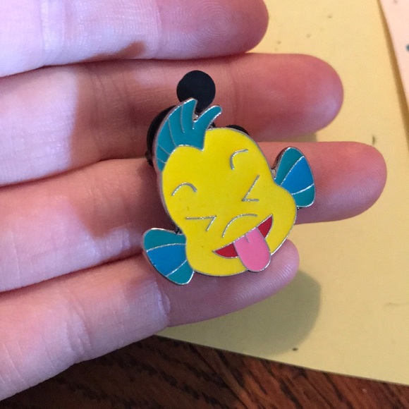 Disney Jewelry - Flounder Disney Trading Pin with tongue out Disney Jewelry - Flounder Disney Trading Pin with tongue out
